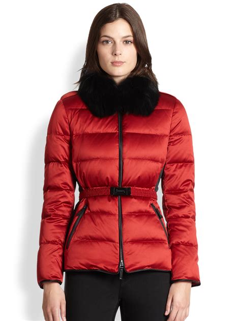 red burberry puffer coat|Burberry puffer coat flannels.